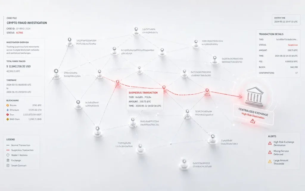 what are cryptocurrency scam investigations how they work