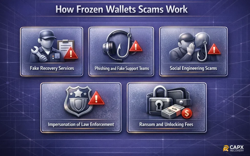 how frozen wallets scams work