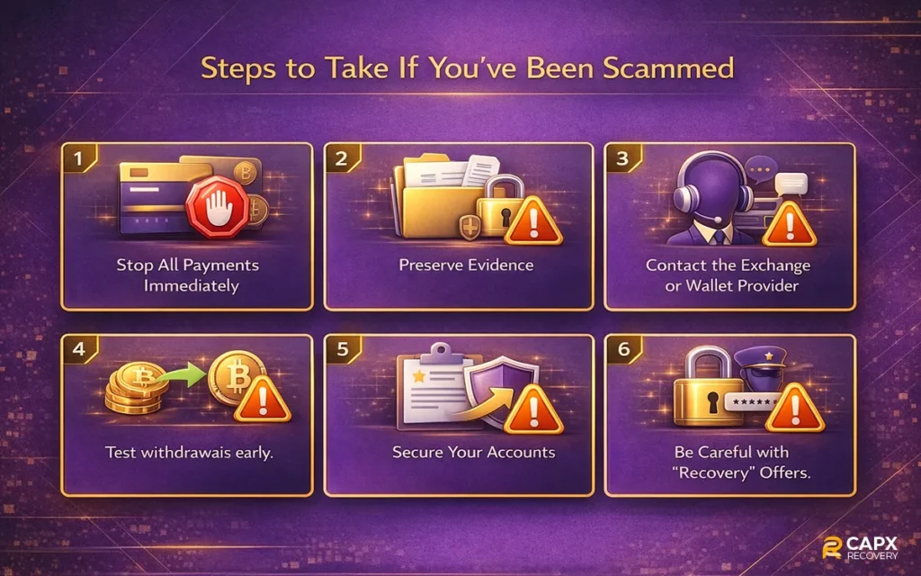 steps to take if youve been scammed