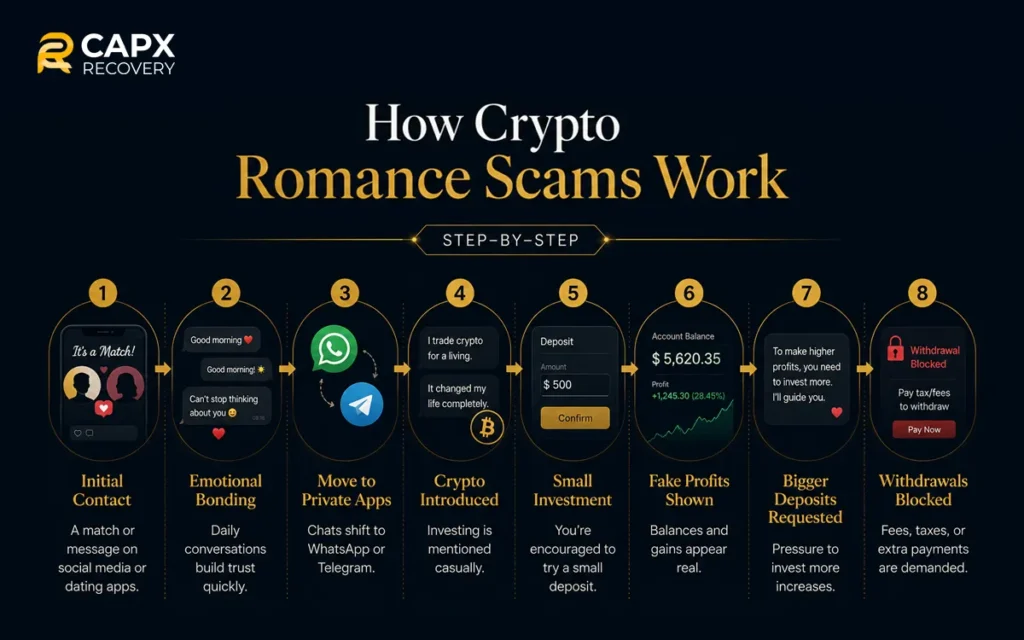 how crypto romance scam works