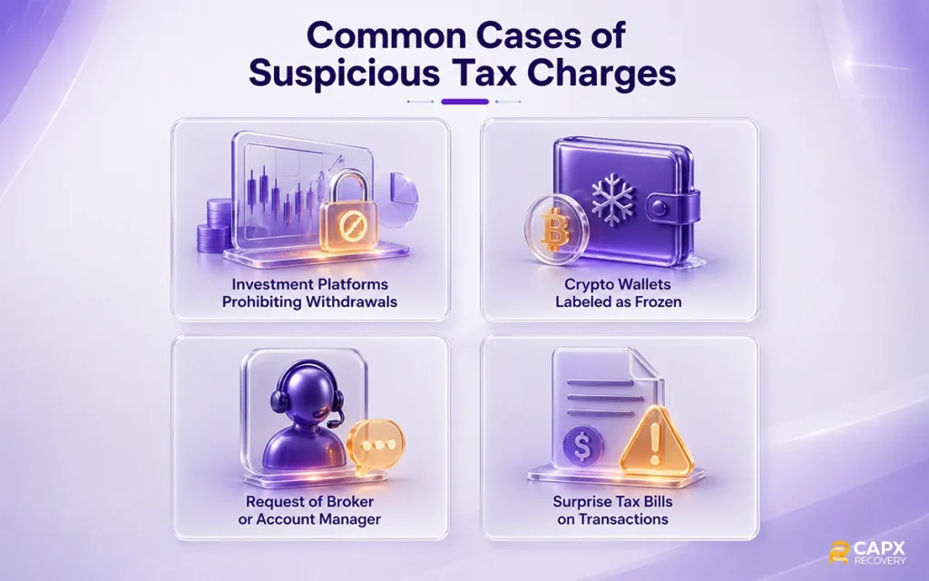 common cases of suspicious tax charges
