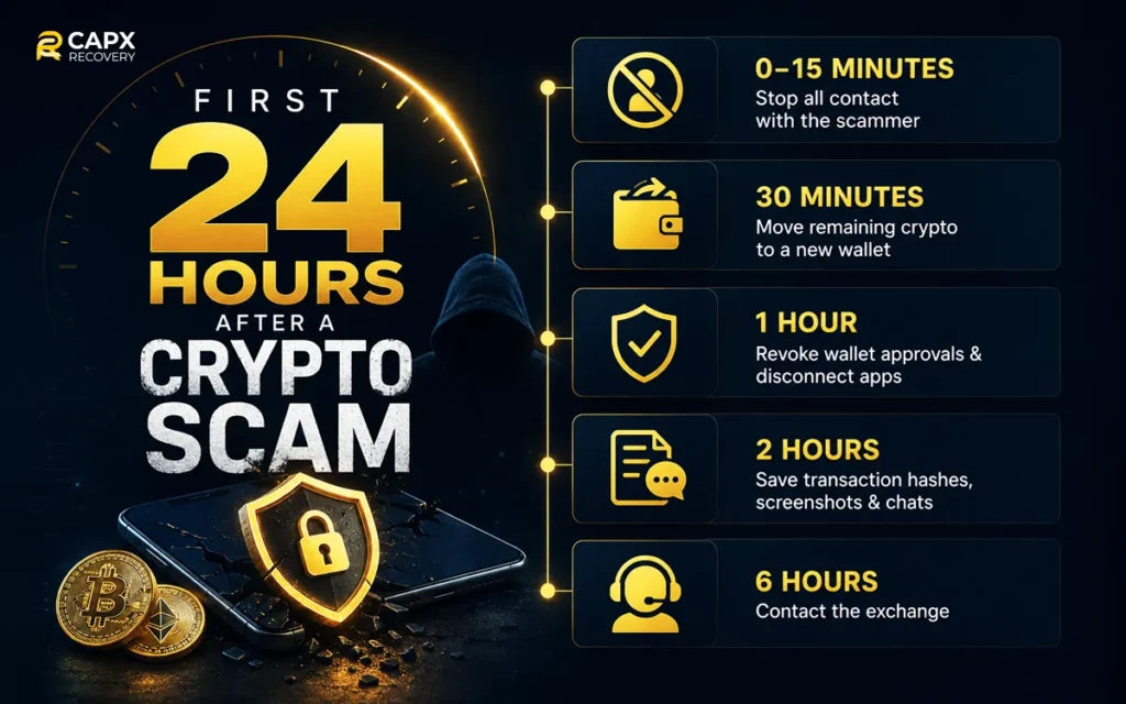 What to Do in the First 24 Hours