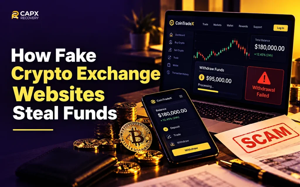 How Fake Crypto Exchange Websites Steal Funds