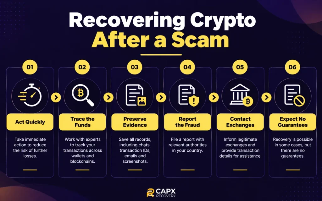 Recovering Crypto After a Scam